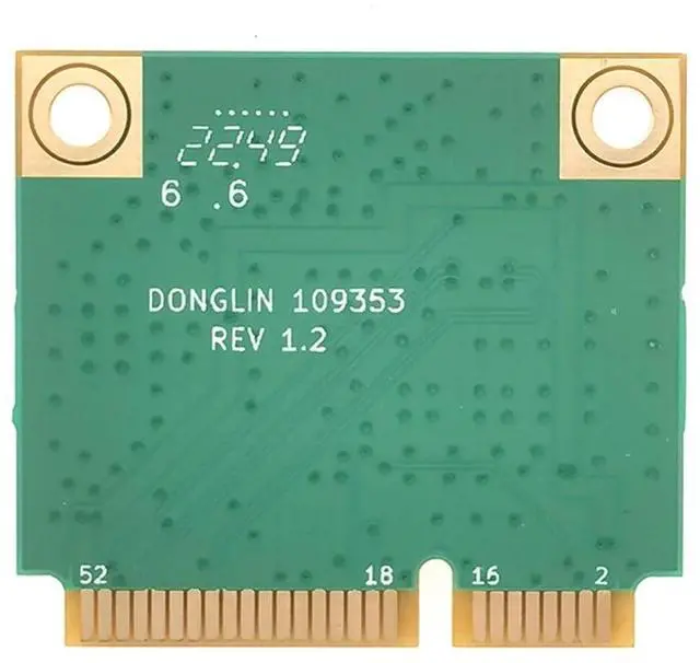 Alt view image 4 of 6 - BE200 WiFi 7 Card BE200HMW for Bluetooth 5.4 Tri Band 2.4G/5G/6GHz Wireless Network Adapter for PC Windows10/11 WiFi6E PCB As Shown,1 * Wireless Network Card