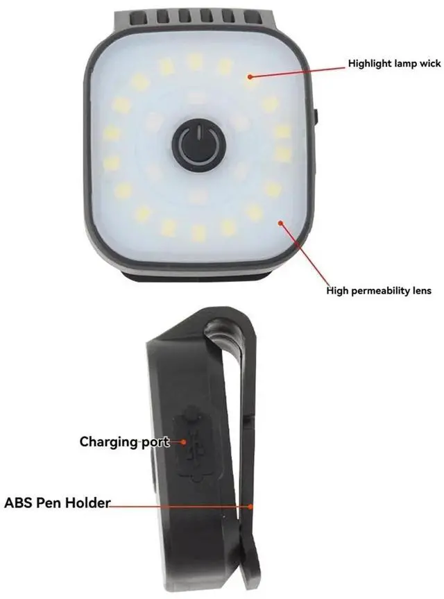 Alt view image 3 of 7 - 2 Pack Running Lights for Runners, Night Dog Walking Light, for Night Safety, Chest Light Jogging Gear,2 x Night Dog Walking Light,Black