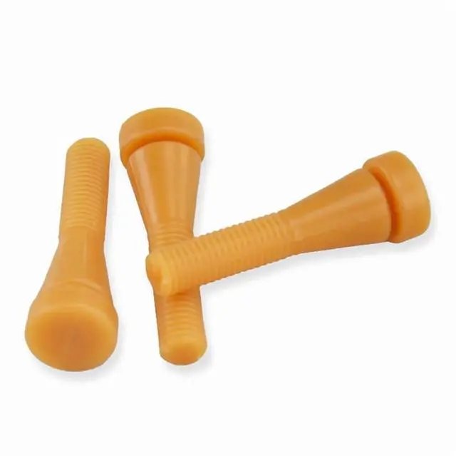 Alt view image 4 of 4 - 100Pcs Chicken Plucker Fingers, Rubber Hair Removal Stick Poultry Plucking Picker for Duck Quail Goose Yellow,100 x Chicken Plucker Fingers,Yellow