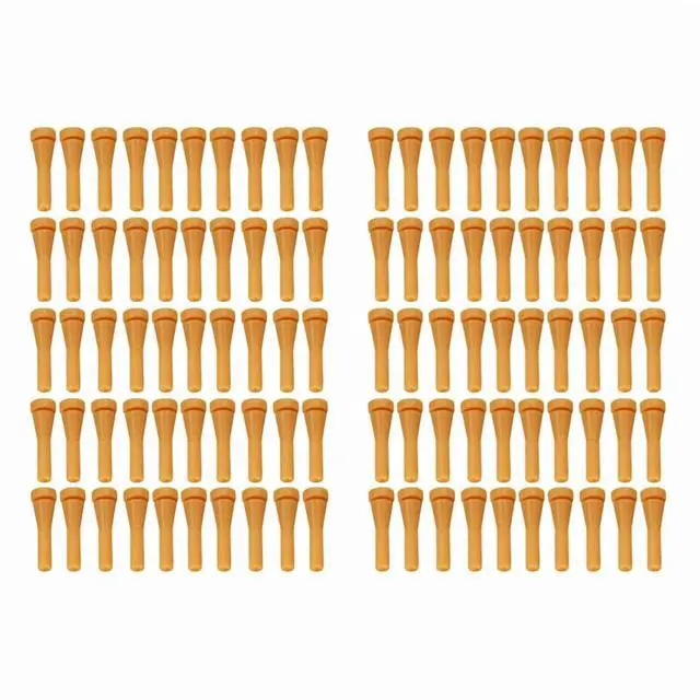 Main image of 100Pcs Chicken Plucker Fingers, Rubber Hair Removal Stick Poultry Plucking Picker for Duck Quail Goose Yellow,100 x Chicken Plucker Fingers,Yellow