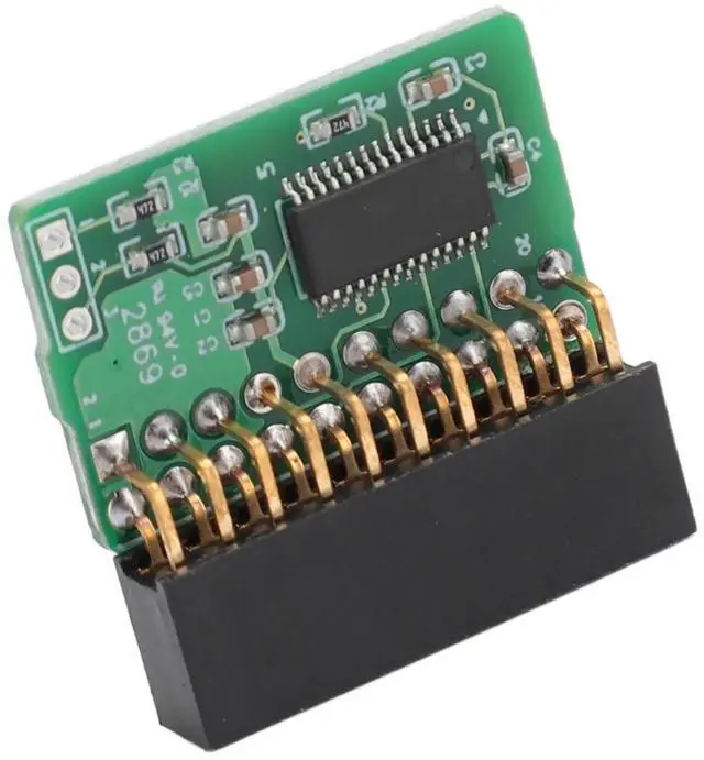 Alt view image 3 of 7 - 20Pin TPM 2.0 Module Vertical Trusted Platform Module for AOM TPM 9665V TCG 2.0,1 x TPM 2.0 Module(Due to different product batches, the appearance may be different, which does not affect use.),Green