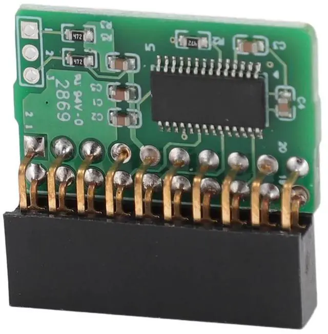 Alt view image 4 of 7 - 20Pin TPM 2.0 Module Vertical Trusted Platform Module for AOM TPM 9665V TCG 2.0,1 x TPM 2.0 Module(Due to different product batches, the appearance may be different, which does not affect use.),Green