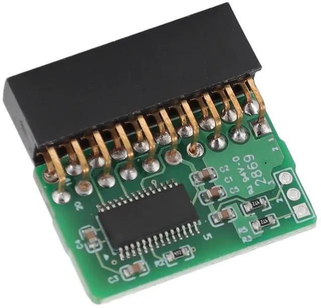 Alt view image 5 of 7 - 20Pin TPM 2.0 Module Vertical Trusted Platform Module for AOM TPM 9665V TCG 2.0,1 x TPM 2.0 Module(Due to different product batches, the appearance may be different, which does not affect use.),Green