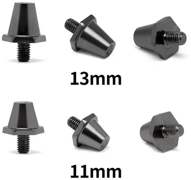 Alt view image 4 of 5 - Football Boot Spikes M5 Soccer Shoe Studs American Boot Spikes for Sports Outdoor Indoor Football Cleats 13MM,12 x shoe replacement spikes 1 x Shoe Spikes Wrench