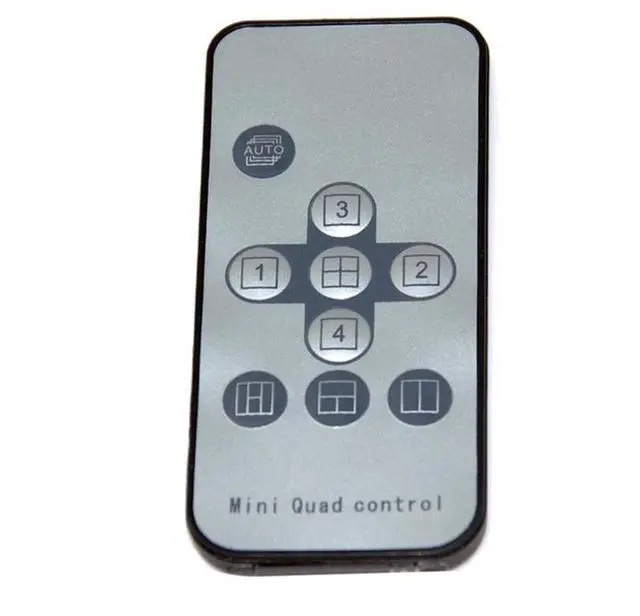 Alt view image 7 of 7 - Car 4-Channel Driving Recorder Switcher Control Car Cameras IR Control Switch Combiner Box for 360° Panoramic Image,1 x Camera Video Control 1 x remote control,Black