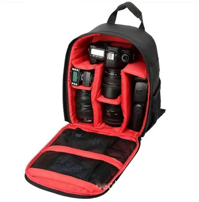 Alt view image 3 of 5 - Multi-Functional Digital Camera Backpack Bag Waterproof Outdoor Dslr Camera Bag Lens Pouch DSLR Camera Bag,1 x Camera Bag,