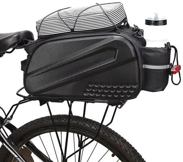 Alt view image 3 of 6 - 10L Waterproof Bike Frame Bag with Water Bottle Holder, Cycling Storage Pouch, Bicycle Organizer Pack for All Bikes,1 * Waterproof Bike Frame Bag