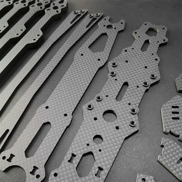 Alt view image 4 of 7 - MARK4 V2FPV Drone Frame Kit Fiber RC FPV Free-Racing Drone Four-Axle Flyover Drone Aerial Photography Drone 11.8Inch