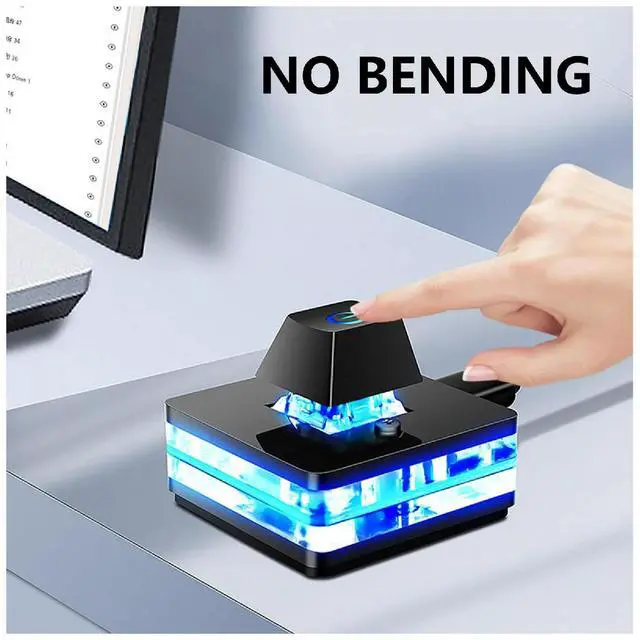 Alt view image 5 of 7 - Desktop Computer Power Button with Extension Cable and LED Light, Long Desk PC Switching Cable for Easy Start