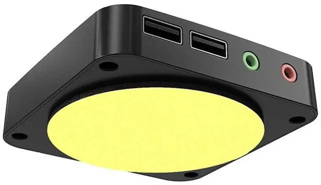 Alt view image 3 of 7 - PC Host Power Switch Button Switch Box dual USB interfaces dual Audio Port for Computer Desktop Remote Control