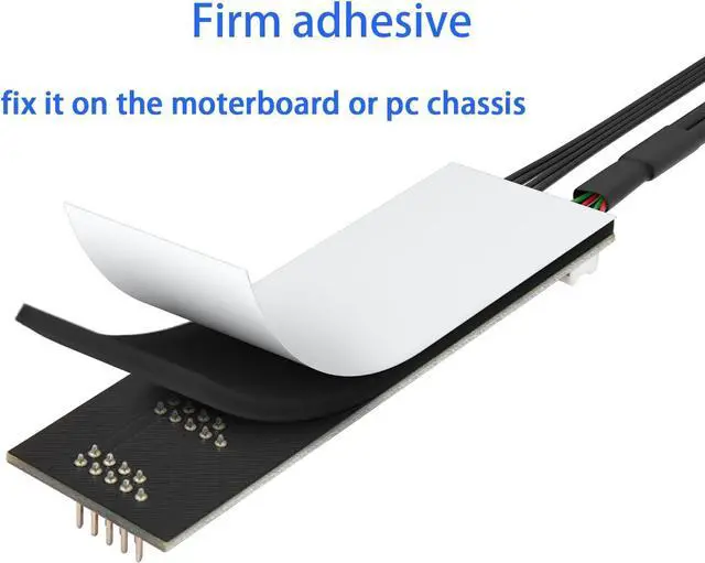 Alt view image 5 of 5 - 9 Pin USB 2.0 to 4X 9 Pin Extension Splitter, USB 2.0 Header Splitter, Internal USB Hub USB 2.0 Splitter