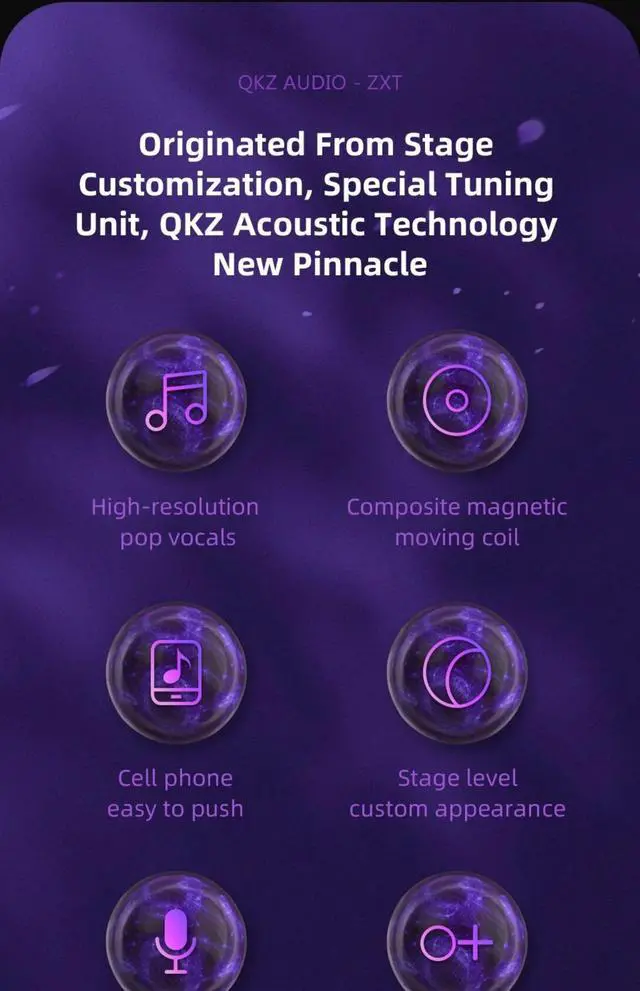 Alt view image 6 of 7 - Newest QKZ ZXT MT1 In Ear Earphone Dynamic DJ Monitor IEM Ea