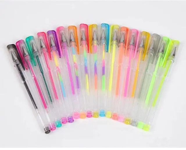 Alt view image 6 of 7 - 100/5Pcs Gel Pen Set 100 Colored Gel Pens for Coloring Books