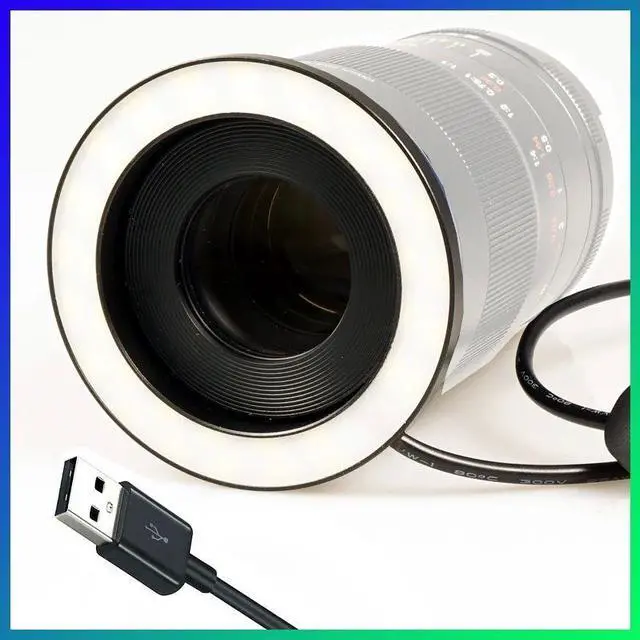 Alt view image 7 of 7 - LED Macro Ring Light for Canon Nikon DSLR Camera Lens Includ