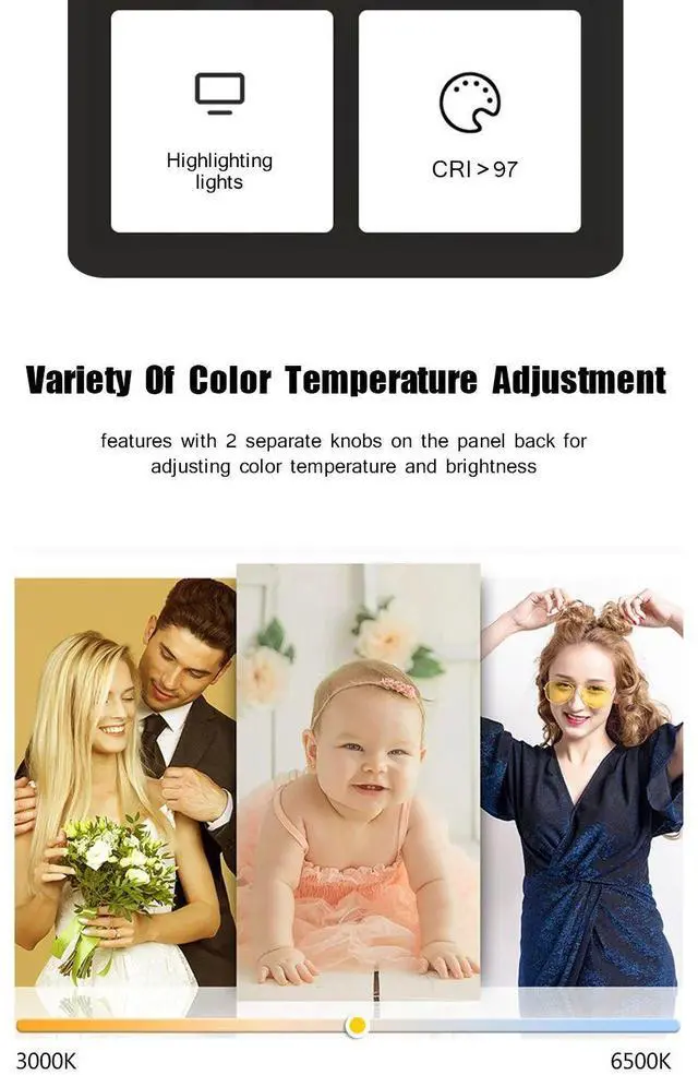 Alt view image 2 of 6 - LED Video Lights Conference Photography Lighting Selfie Ligh