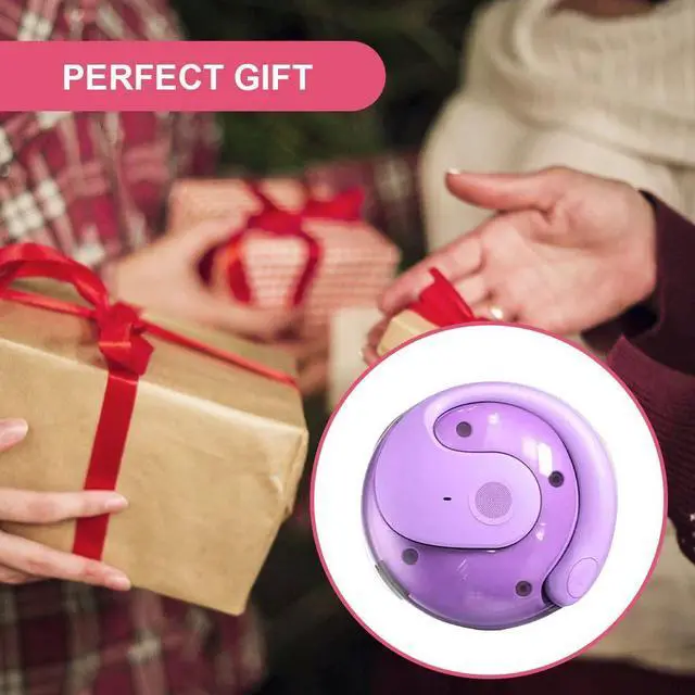 Alt view image 6 of 7 - Open-Ear T26pro Earphones Wireless Bluetooth 5.0 AI Headphon