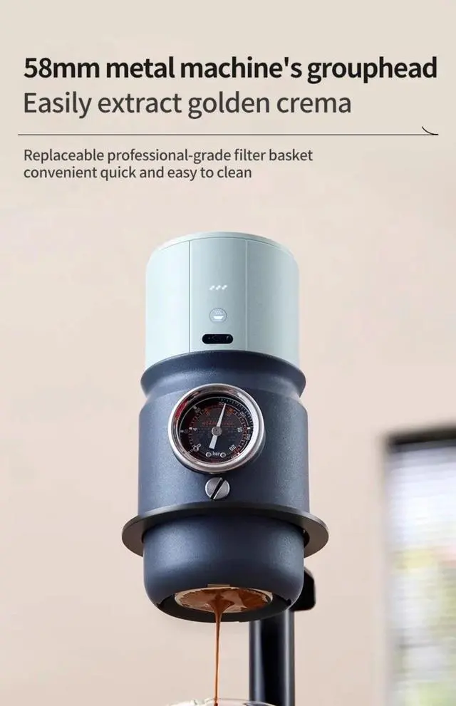 Main image of STARSEEKER Super58 Portable Electric Espresso Machine Travel