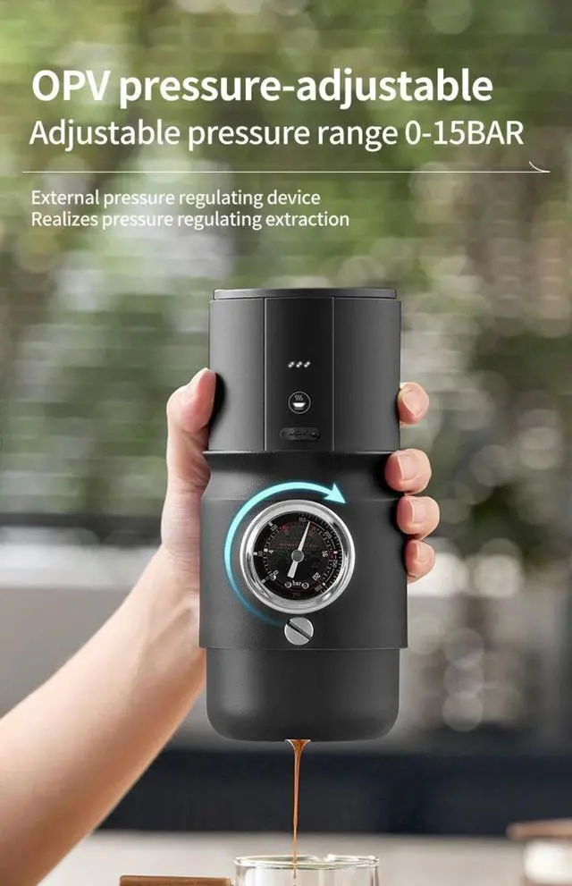 Alt view image 3 of 7 - STARSEEKER Super58 Portable Electric Espresso Machine Travel