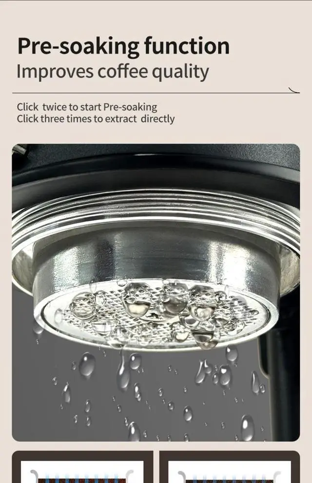 Alt view image 7 of 7 - STARSEEKER Super58 Portable Electric Espresso Machine Travel