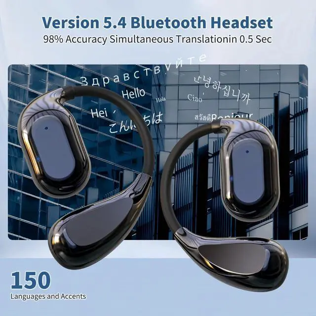 Alt view image 2 of 7 - 150-Language Earbuds Portable Real-time Translation Earphone