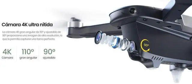 Alt view image 3 of 7 - Holy Stone HS175D 4K Camera Drone: Foldable, GPS, 46 min fli