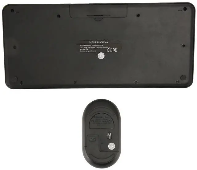 Alt view image 7 of 7 - Wireless 2.4G Keyboard Mouse Combo Round Keycaps Wireless Ke