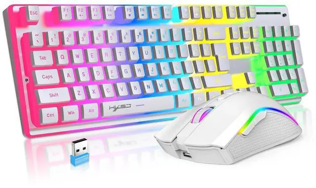 Alt view image 2 of 7 - 2025 New arrival HXSJ L96 104 keys 2.4G wireless pc keyboard