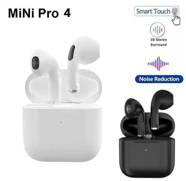 Alt view image 3 of 7 - Pro 4 TWS Wireless Headphones Earphone Bluetooth-compatible