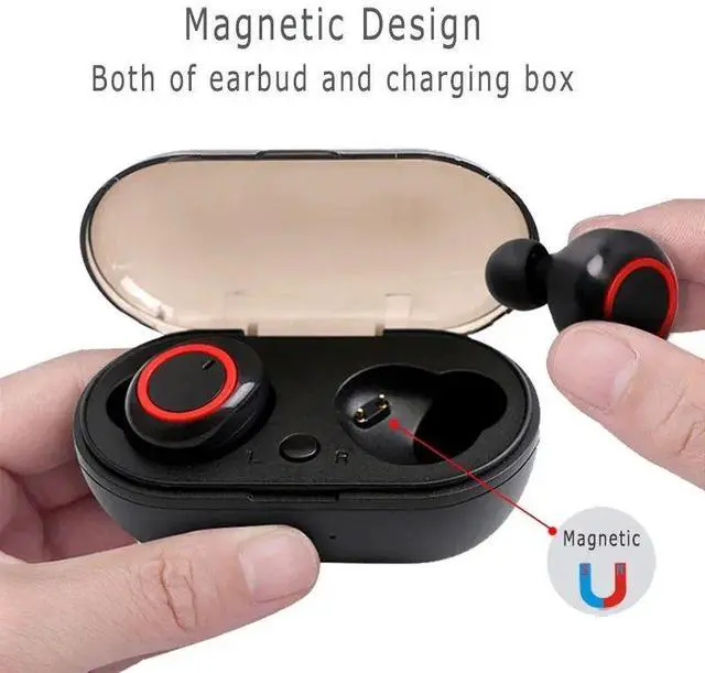 Alt view image 7 of 7 - Y50 TWS Wireless Headphones Sport Earphone Bluetooth Gaming