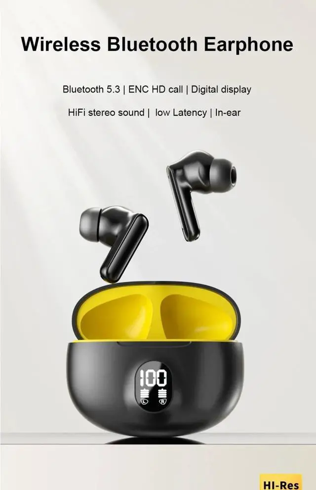 Main image of NEW S510 TWS Wireless Headphones LED Power Earphones Digital