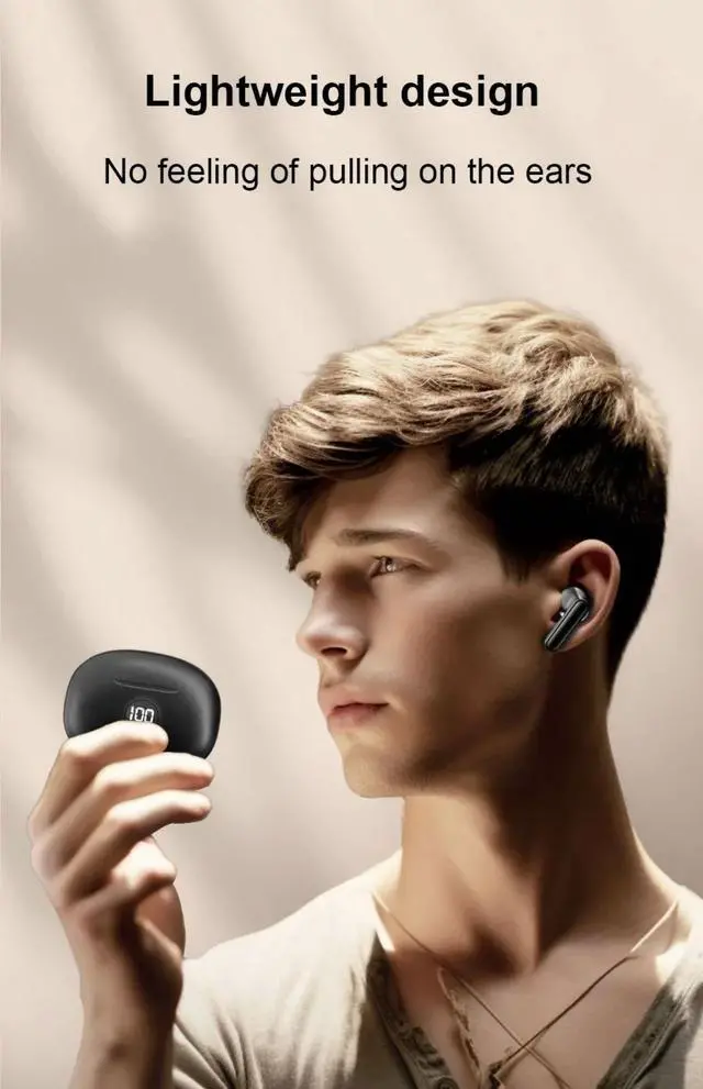 Alt view image 4 of 7 - NEW S510 TWS Wireless Headphones LED Power Earphones Digital