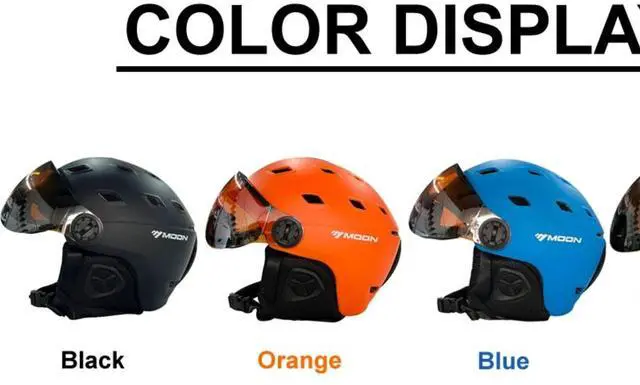 Alt view image 3 of 7 - MOON Goggles Skiing Helmet Integrally-Molded PC+EPS High-Qua