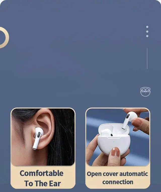 Alt view image 2 of 7 - PRO 6 Wireless Bluetooth Headset 5.3 Bluetooth Protocol Earp