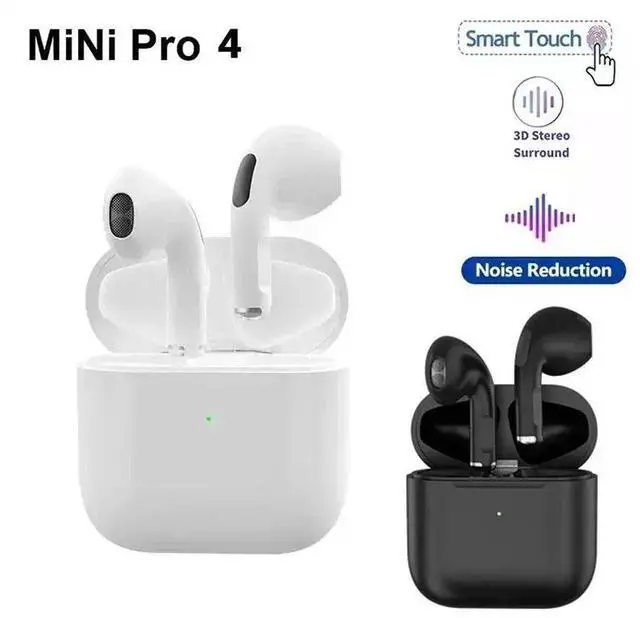 Alt view image 3 of 7 - Pro 4 TWS Wireless Headphones Earphone Bluetooth Compatible