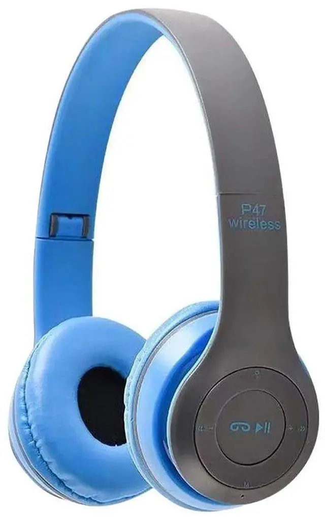 Alt view image 3 of 7 - Stereo P47 Wireless Headphones Bluetooth 5.0 Earphones Folda