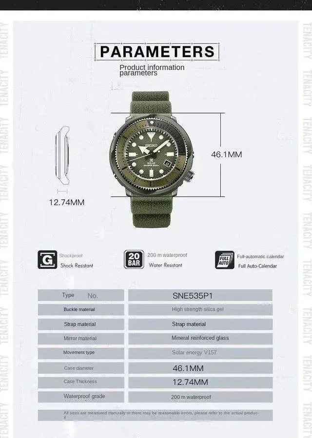 Alt view image 2 of 7 - SEIKO Men's Watch Prospex Sreet Sports Diver's 200M Green Di