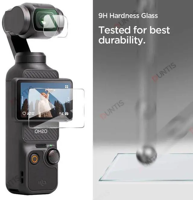 Alt view image 2 of 7 - Tempered Glass for DJI OSMO Pocket 3 Accessories Lens Protec