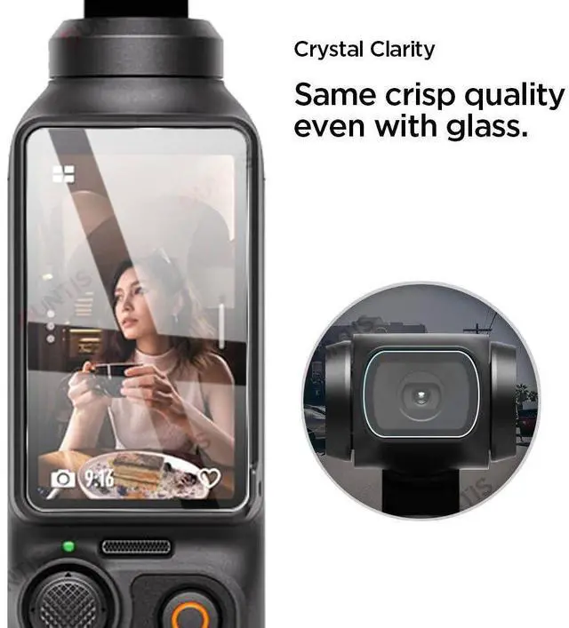 Alt view image 3 of 7 - Tempered Glass for DJI OSMO Pocket 3 Accessories Lens Protec