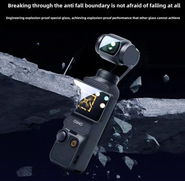 Alt view image 4 of 7 - Tempered Glass for DJI OSMO Pocket 3 Accessories Lens Protec