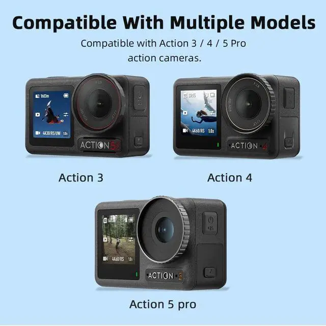 Alt view image 7 of 7 - Silicone Case for DJI Osmo Action 5 Pro Accessories Soft She