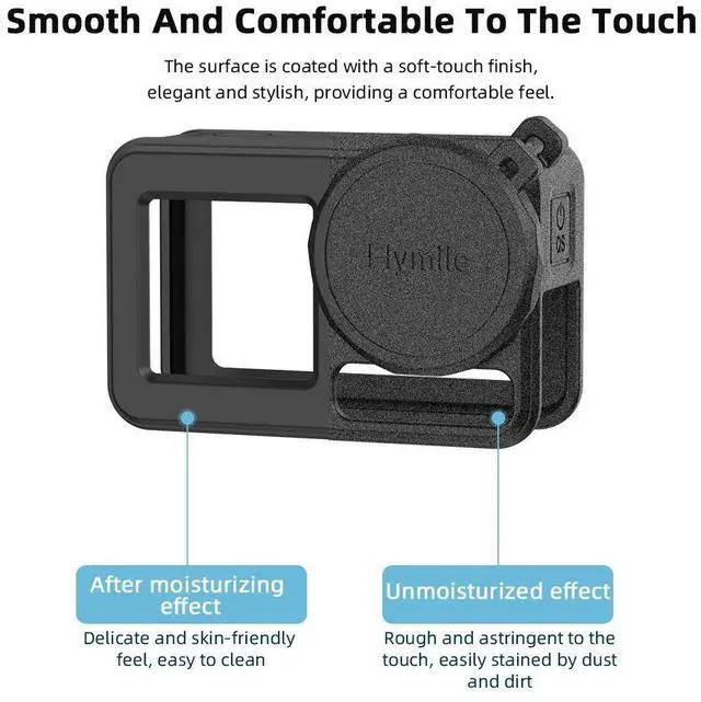 Alt view image 2 of 7 - Silicone Case for DJI Osmo Action 5 Pro Accessories Soft She