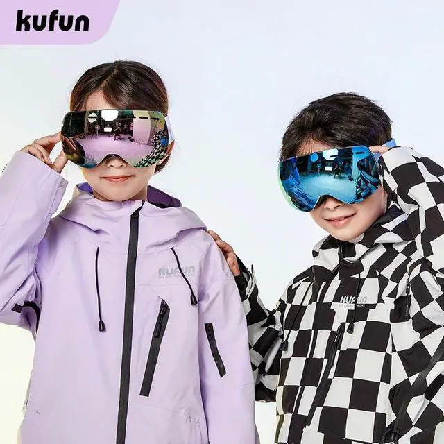 Main image of KUFUN Ski Goggles Double Layers Anti-fog UV400 Snowboard Sno