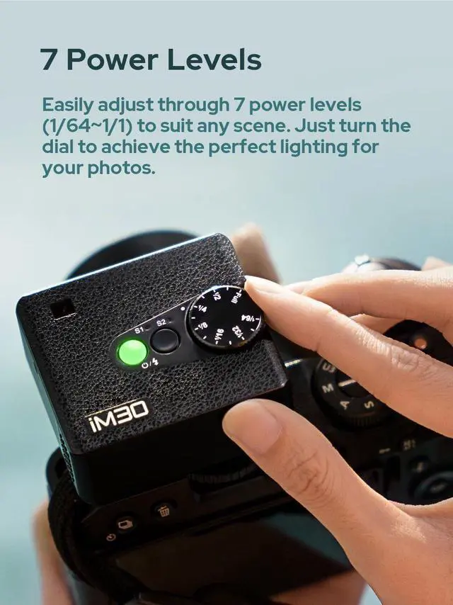 Alt view image 5 of 7 - GODOX iM30 Portable Mini Outdoor Flash for Various Camera Mo