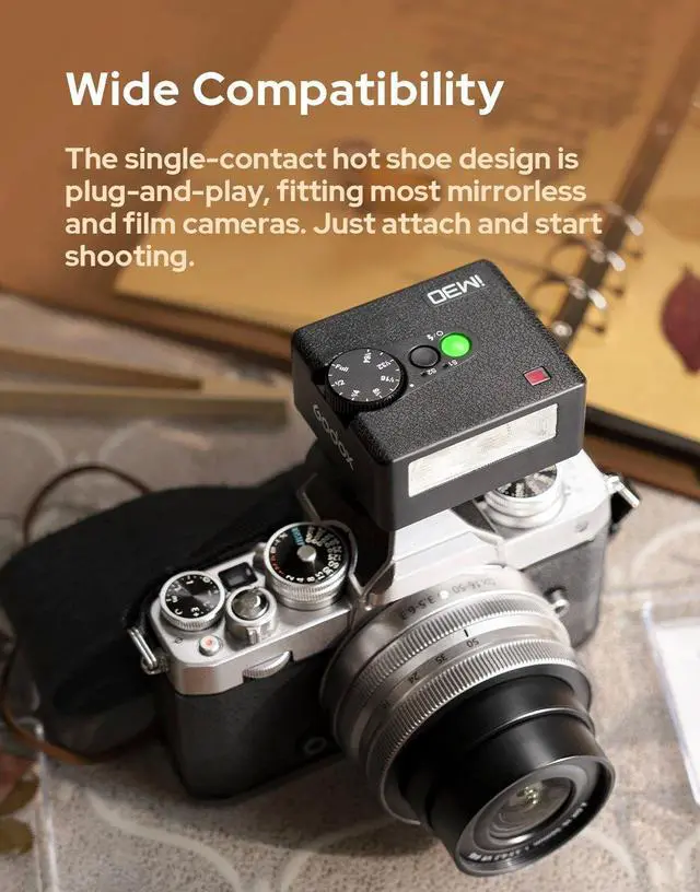 Alt view image 3 of 7 - GODOX iM30 Portable Mini Outdoor Flash for Various Camera Mo