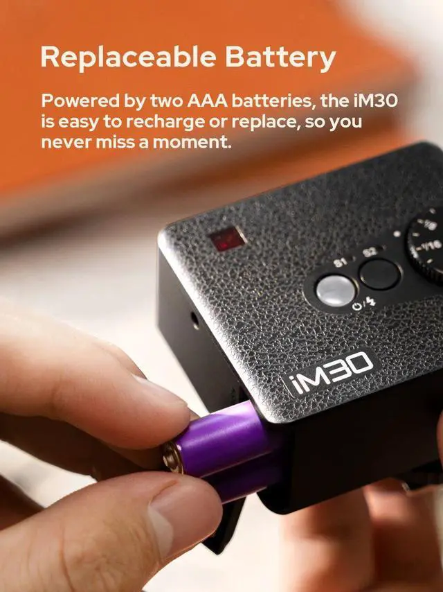 Alt view image 7 of 7 - GODOX iM30 Portable Mini Outdoor Flash for Various Camera Mo