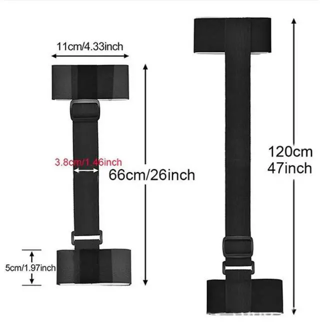 Alt view image 7 of 7 - Ski and Pole Carrier Strap Adjustable Ski Shoulder Carrier S