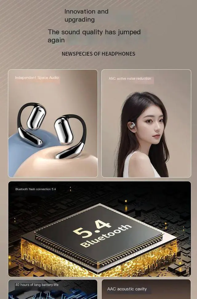 Alt view image 2 of 7 - AI Translator Earbuds Q16 Pro Real-Time Translators Headphon