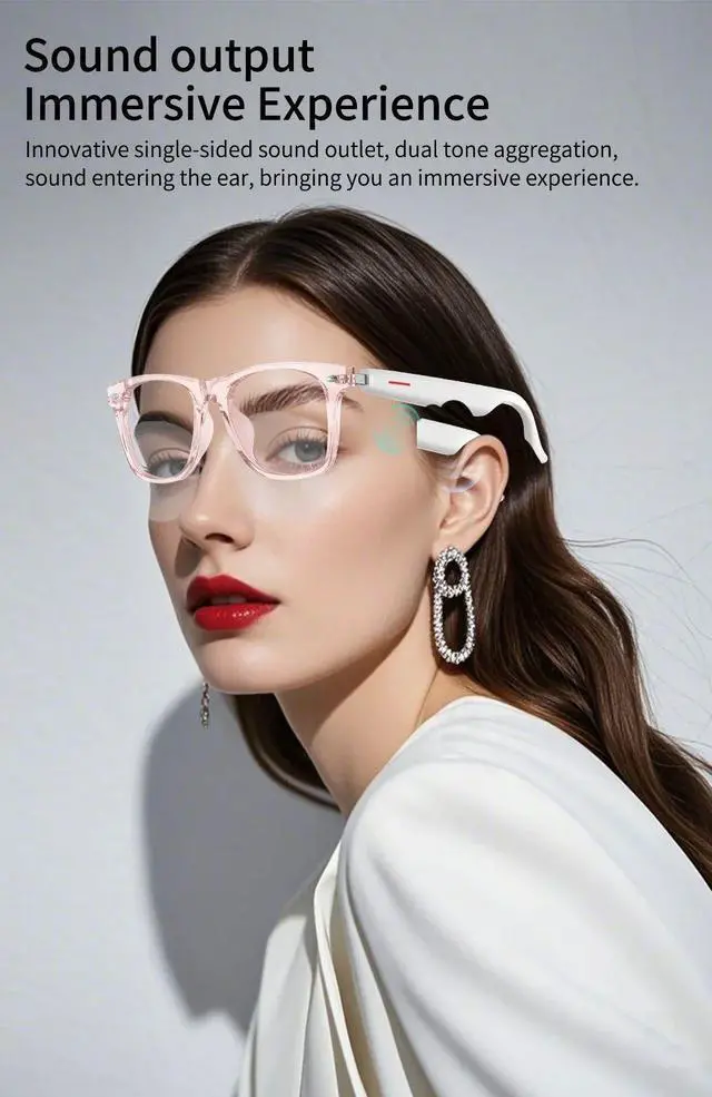 Alt view image 5 of 7 - Glasses Translator AI 144 Languages Translation Sunglasses B