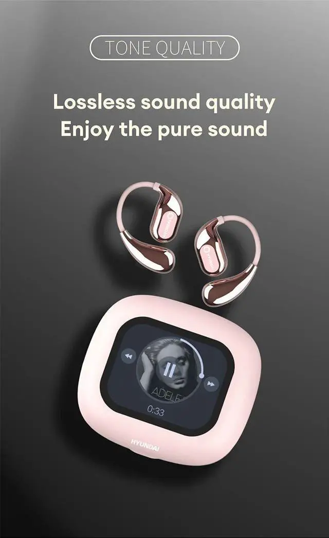 Alt view image 7 of 7 - Choice HYUNDAI HY-Q18 PRO Open Ear AI Bluetooth 5.4 Earphone