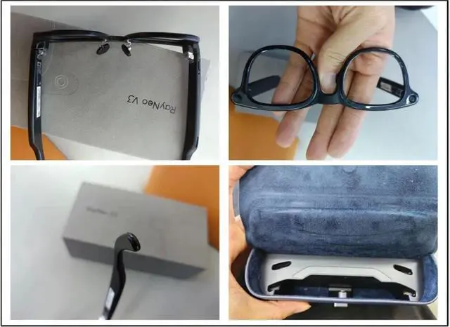 Alt view image 7 of 7 - 2025 RayNeo V3 4K Shooting Glasses 1440P Video 32GB SonyIMX6